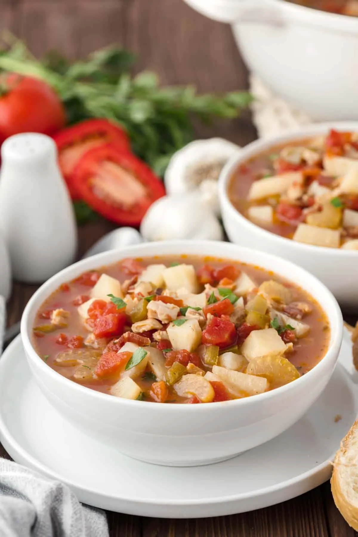Manhattan Clam Chowder - THIS IS NOT DIET FOOD