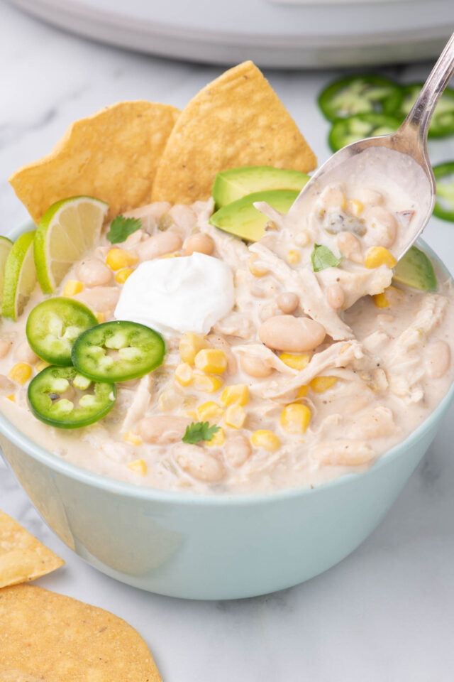 Crock Pot White Chicken Chili THIS IS NOT DIET FOOD