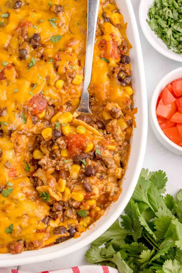 Mexican Ground Beef Casserole - THIS IS NOT DIET FOOD