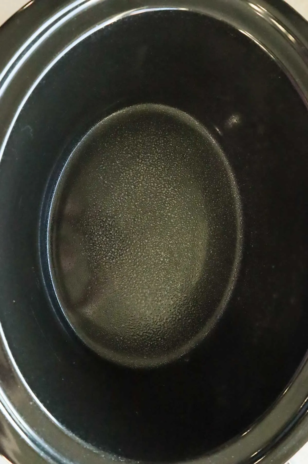 Crock Pot sprayed with cooking spray