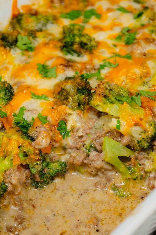 Ground Beef and Broccoli Casserole - THIS IS NOT DIET FOOD