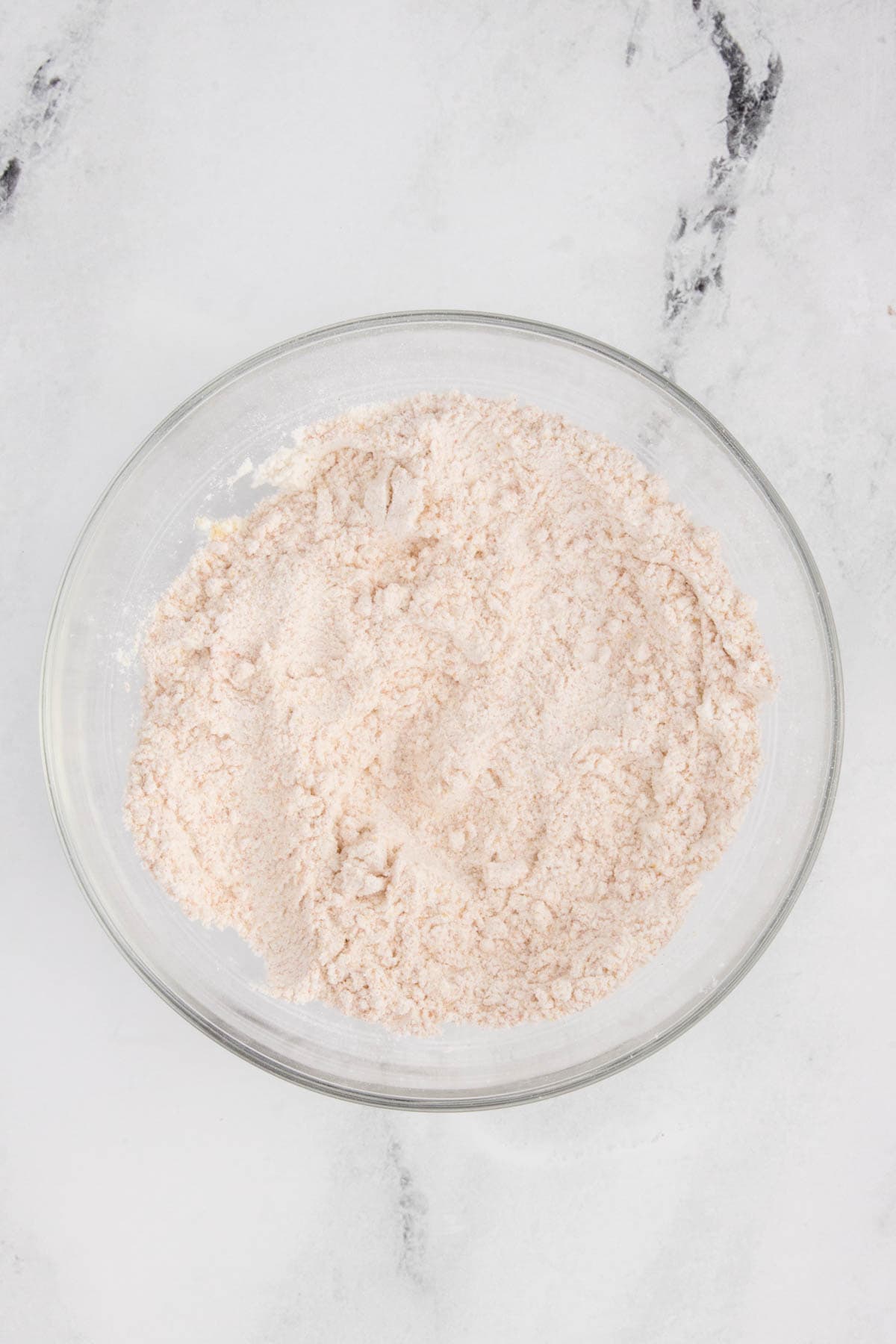 flour and seasoning mixture in a bowl