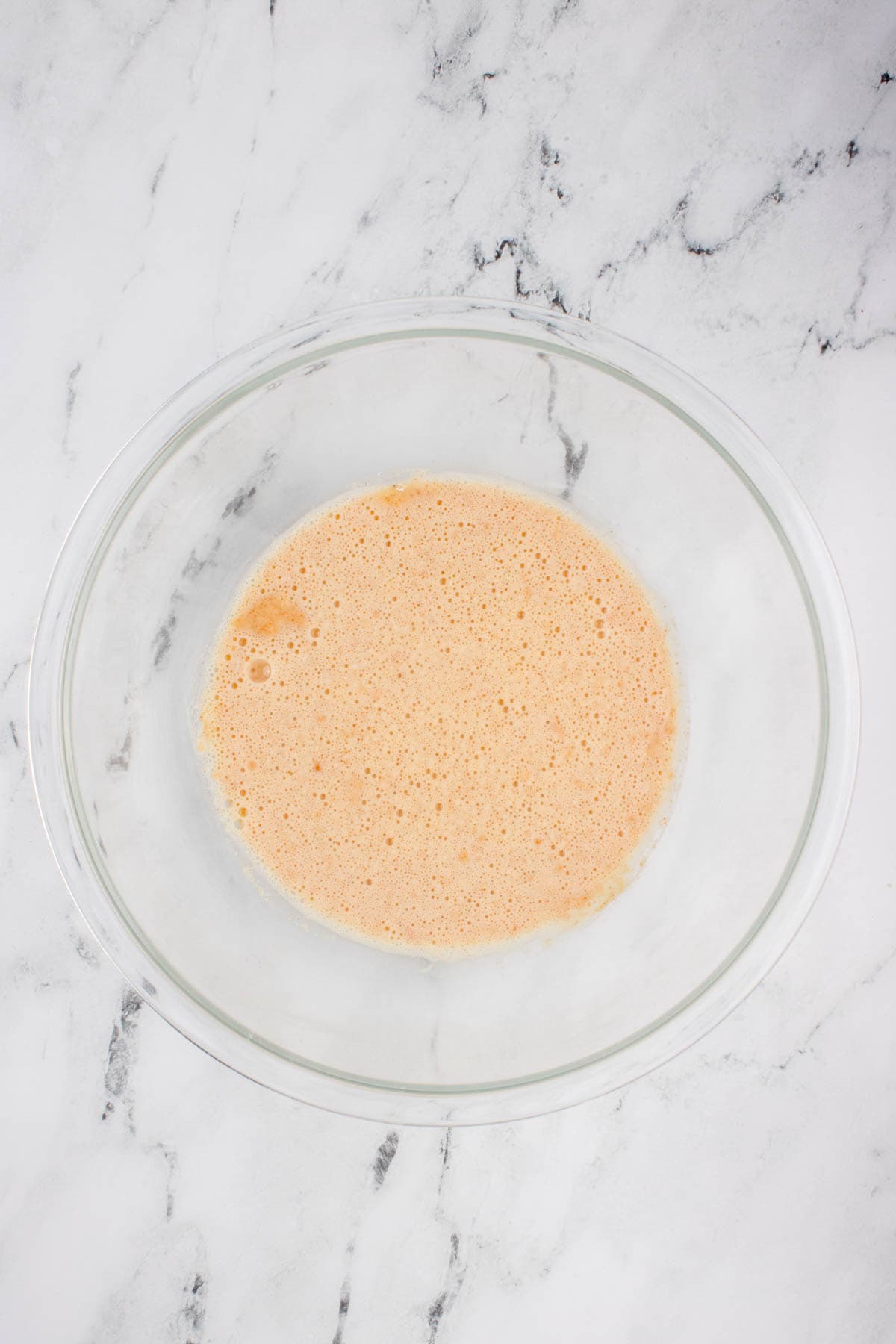 egg batter mixture in a bowl