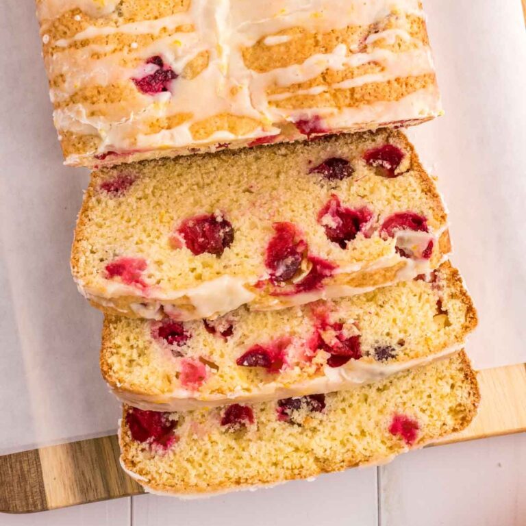 Cranberry Orange Bread is a delicious treat that combines the tartness of cranberries with the citrusy brightness of oranges.