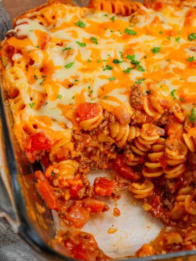 How to Make Cheeseburger Casserole