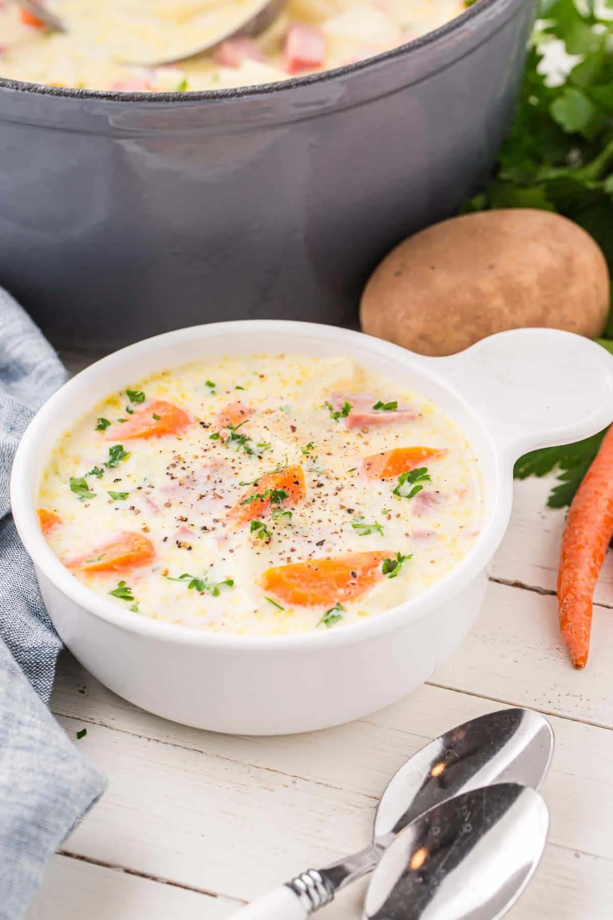 Ham and Potato Soup - THIS IS NOT DIET FOOD