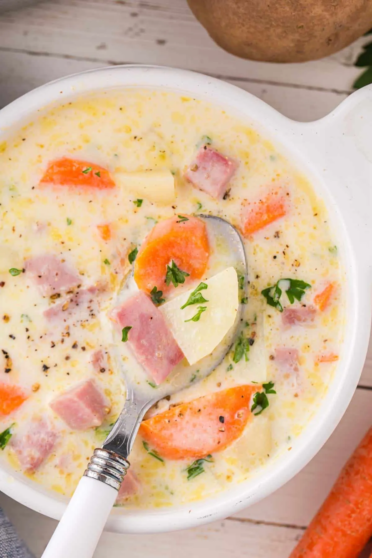 Ham and Potato Soup - THIS IS NOT DIET FOOD