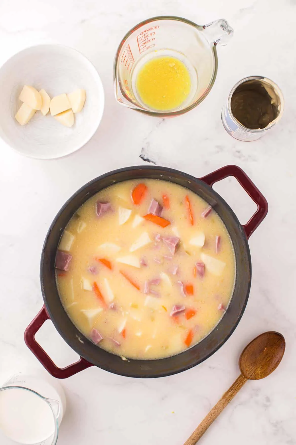 Ham and Potato Soup - THIS IS NOT DIET FOOD