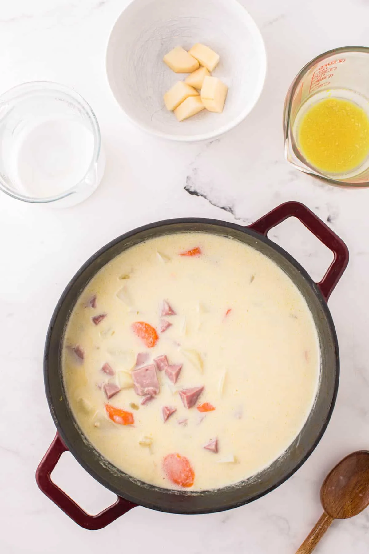 Ham and Potato Soup - THIS IS NOT DIET FOOD