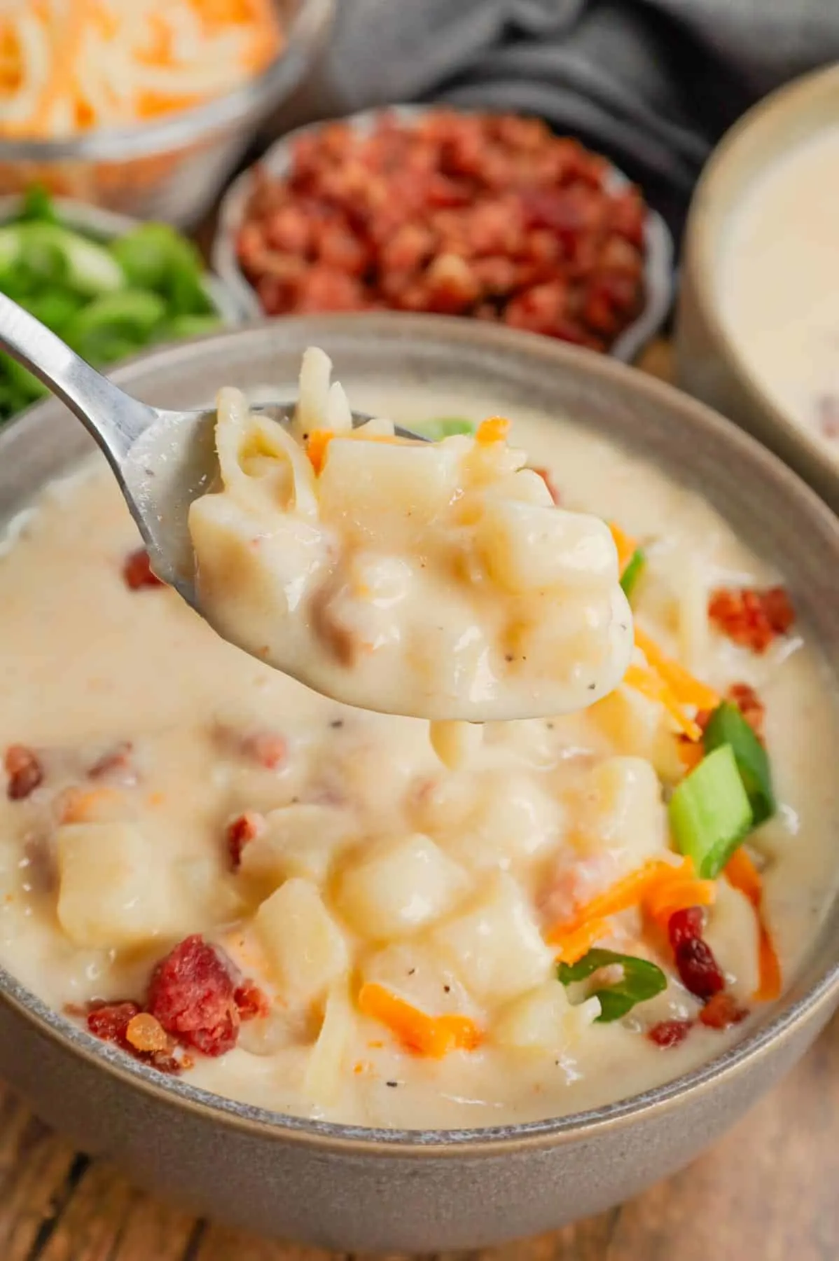 Hash Brown Potato Soup - THIS IS NOT DIET FOOD