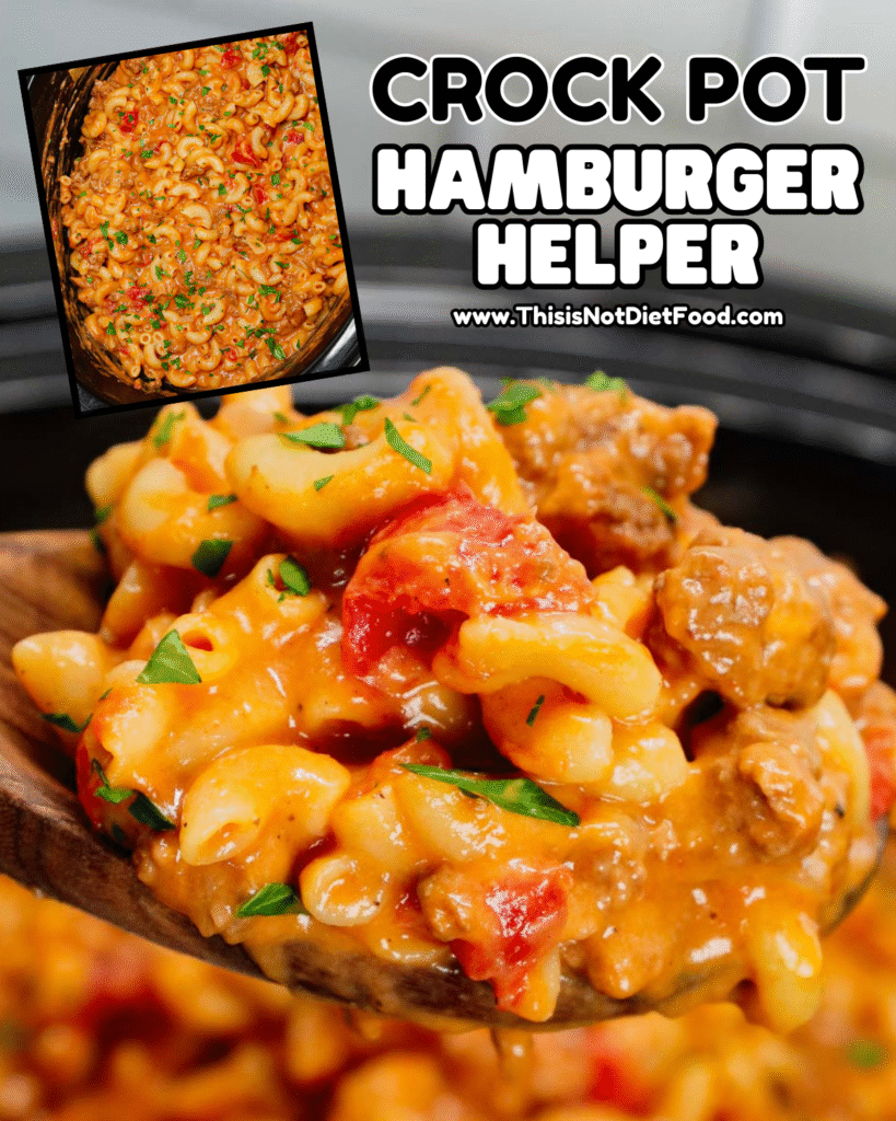🍝 Crock‑Pot Hamburger Helper &ndash; Easy Slow Cooker Dinner Recipe 🍔🥣
This Crock‑Pot Hamburger Helper is the ultimate slow cooker comfort meal with seasoned ground beef, tender elbow macaroni, savory tomato sauce, and cheesy goodness &mdash; all cooked low and slow for hands‑off dinner perfection! Perfect for easy weeknight meals, family dinner ideas, one‑pot meals, slow cooker recipes, ground beef dinners, and comfort food classics that feed a crowd. Save this Crock‑Pot Hamburger Helper recipe, slow cooker beef and pasta, cheesy hamburger helper, easy crock pot dinner, and tap for the full recipe with step‑by‑step photos & tips on This Is Not Diet Food! ❤️
#crockpot #hamburgerhelper #slowcookerrecipes #groundbeefrecipe #comfortfood #easydinners #onepotmeal #cheesypasta #familyfavorite #thisisnotdietfood