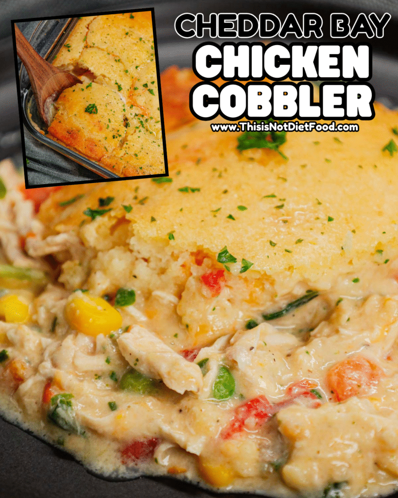 🍗 Chicken Cobbler &ndash; Comforting Chicken & Biscuit Casserole Recipe 🥣
This Chicken Cobbler is a cozy one‑dish dinner loaded with shredded chicken, creamy sauce, vegetables, and topped with fluffy golden biscuits for the ultimate comfort food meal! Perfect for easy weeknight dinners, family meals, hearty comfort food recipes, homemade chicken casserole, and crowd‑pleasing dinners everyone will ask for again. Save this chicken cobbler casserole, biscuit topped chicken bake, cheesy chicken dinner, simple comfort food recipe, and click for the full step‑by‑step recipe with tips & photos on This Is Not Diet Food! ❤️ #chickencobbler #comfortfood #casserolerecipe #chickendinner #easymeals #biscuitcasserole #familyfavorite #thisisnotdietfood