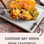 Give your holiday table a serious upgrade with this Cheddar Bay Green Bean Casserole! Creamy, cheesy, and topped with buttery Red Lobster Cheddar Bay Biscuits, this irresistible twist on a classic side dish is guaranteed to steal the spotlight. 🧀🥦✨ #GreenBeanCasserole #CheddarBayBiscuits #HolidaySideDishes #ComfortFood