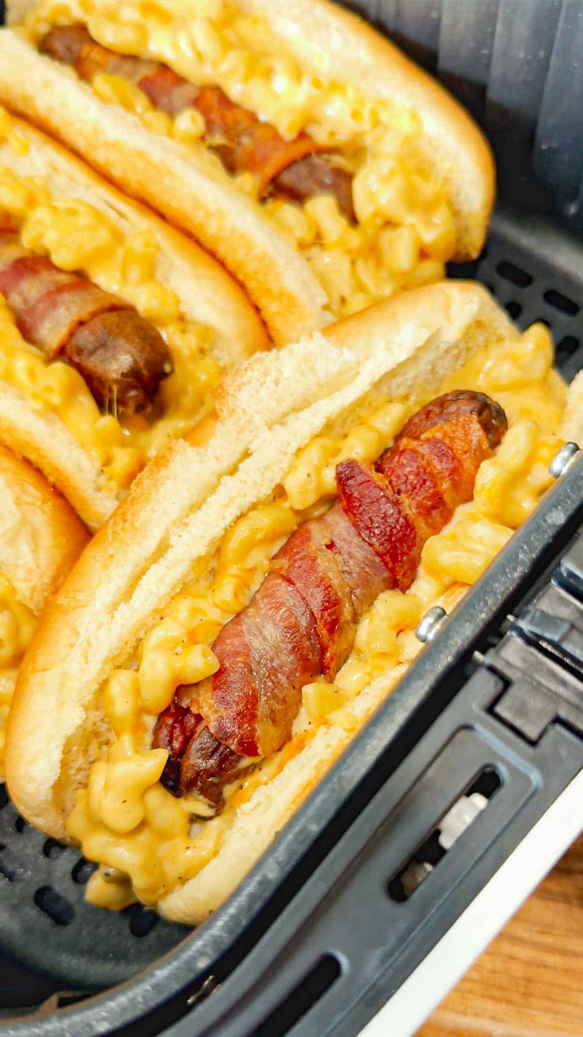 These bacon-wrapped mac & cheese dogs are kid-approved, family-friendly, and budget-conscious.