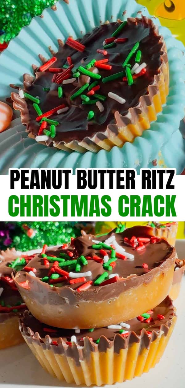 Get ready for the ultimate sweet-and-salty holiday treat with these Peanut Butter Ritz Crack Christmas Crack Cookies! Made in muffin tins, this fun twist on classic Christmas crack uses Peanut Butter Ritz Cracker Snackwiches smothered in rich, buttery toffee, topped with melted semi-sweet chocolate, and finished with festive sprinkles. Easy to make, irresistibly crunchy, and perfectly portioned, these holiday cookies are guaranteed to disappear fast at parties, on cookie trays, or as edible gifts.