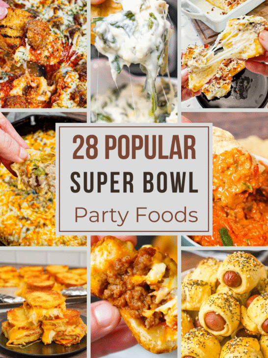 🏈🔥 28 Super Bowl Party Food Recipes – Dips, Sliders & Easy Finger Foods 🍔🧀 Hosting game day? This ultimate Super Bowl party food roundup features 28 crowd-pleasing recipes including cheesy hot dips, loaded sliders, easy finger foods, game day appetizers, and tailgate snacks guaranteed to disappear before halftime! Perfect for Super Bowl Sunday, football parties, tailgating, potlucks, and game day spreads that feed a crowd with minimal effort. Save this Super Bowl food ideas list, game day appetizers roundup, football party recipes, easy party food, and tap for 28 must-make Super Bowl snacks all in one place! 🏆🍗 #superbowlfood #gamedayrecipes #partyfoodideas #footballfood #appetizerrecipes #fingerfoods #sliders #diprecipes #tailgatingfood #thisisnotdietfood