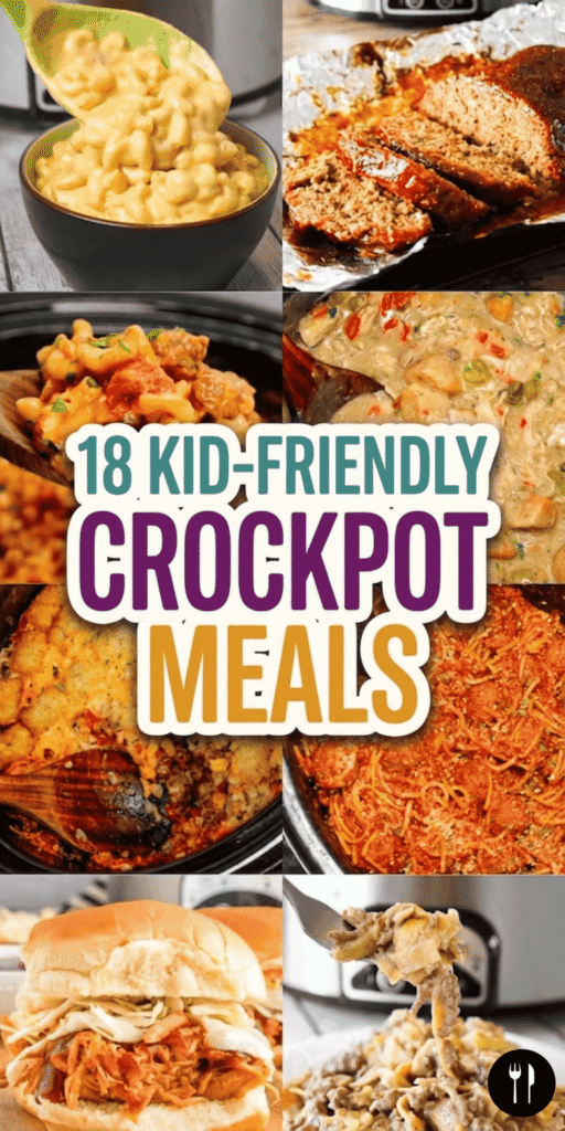 Need kid friendly crockpot meals that everyone will actually eat? These kid friendly slow cooker recipes are perfect for busy nights and picky eaters. This collection includes toddler friendly dinners, easy weeknight dinners, and simple kid friendly dinners made with minimal prep. You&rsquo;ll find kid friendly chicken recipes, kid friendly ground beef recipes, and kid friendly pasta dishes like mac and cheese. These family meals kid friendly options are great for feeding the whole family without complaints. Whether you&rsquo;re looking for toddler crockpot meals, cheap kid friendly meals, or high protein kid friendly dinners, these recipes are easy, comforting, and perfect for everyday meals.