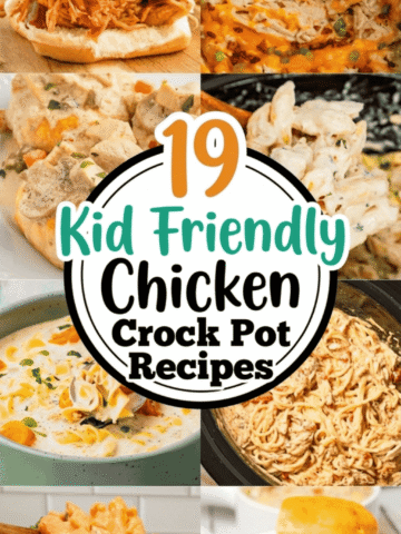 19 crock pot chicken recipes perfect for kid friendly dinners and easy family meals. This roundup includes crock pot chicken breast recipes, crock pot chicken thighs recipes, and simple crock pot shredded chicken recipes that cook low and slow in the slow cooker. Discover pulled chicken crock pot recipes, crock pot ranch chicken recipes, crock pot chicken pasta recipes, crock pot chicken chili recipes, and crock pot chicken pot pie recipes. You’ll also find crock pot chicken soup recipes, crock pot chicken stew recipes, and cream of chicken crock pot recipes that are perfect for busy weeknight dinners or cozy weekend meals. These easy crock pot chicken recipes are simple dump and go meals perfect for families and picky eaters.