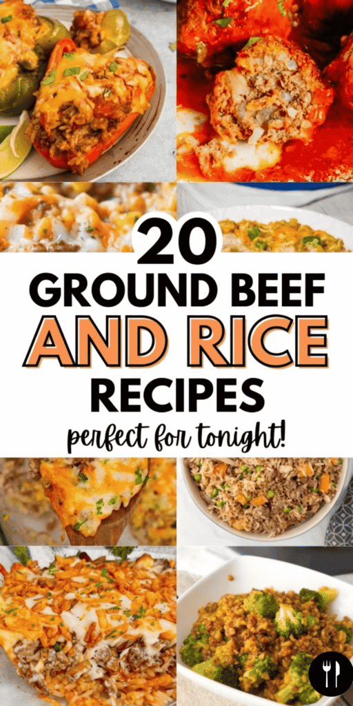 Looking for easy meals with ground beef that are filling and budget friendly? These ground beef and rice recipes are perfect for busy nights and lazy dinners. This collection includes hamburger meat and rice recipes easy enough for weeknights, plus ground beef fried rice, rice bowls with ground beef, and comforting casseroles. You’ll find cheese ground beef and rice casserole, French onion ground beef and rice, and classic ground beef and rice skillet meals. There are also stuffed bell peppers ground beef and rice and hearty ground beef and rice soup options. These ground beef recipes for dinner are simple, satisfying, and perfect for meal prep or feeding the whole family.