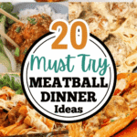 Meatballs are one of the most versatile and family-friendly ingredients you can use for dinner. Whether you’re cooking with homemade meatballs or using convenient frozen or premade ones, they make it easy to create satisfying meals with very little effort. From classic Italian flavors to saucy comfort food dishes, meatballs work well in everything from pasta and rice bowls to slow cooker meals and hearty skillet dinners. In this collection of 20 meatball dinner ideas, you’ll find plenty of easy recipes perfect for busy weeknights and family meals. There are Italian meatball dinners, Swedish meatball dishes, crockpot meatball recipes, and quick meals made with frozen meatballs that come together fast. With options featuring beef, chicken, turkey, and pork meatballs, plus saucy meatball dishes, stuffed meatballs, and comforting meatball and rice meals, these recipes are perfect for feeding hungry families with simple and delicious dinners.