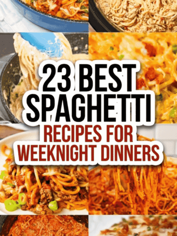 These easy pasta recipes with spaghetti are perfect for stress free weeknight dinners. Featuring spaghetti recipes with ground beef, creamy spaghetti recipes, and classic Italian pasta recipes, this roundup is packed with flavor. Find homemade spaghetti sauce, best spaghetti sauce ideas, and recipes using spaghetti sauce for quick meals. From one pot spaghetti recipe dishes to baked pasta recipes and beef casserole recipes, these pasta dishes are simple, hearty, and perfect for family dinners.