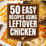 50 easy recipes using leftover chicken that turn simple leftovers into quick and delicious meals. This roundup includes leftover chicken breast recipes and leftover chicken thigh recipes perfect for dinner, lunch, and meal prep. Discover chicken soup, casseroles, crockpot meals, pasta dishes, Mexican chicken recipes, and one pot dinners made with shredded chicken. Recipes include meals with rice, potatoes, broccoli, noodles, tortillas, biscuits, crescent rolls, tater tots, and stuffing. You’ll also find kid friendly options like buffalo chicken dip, BBQ chicken dinners, Alfredo pasta, gnocchi recipes, and cold chicken meals perfect for summer. Great for toddlers, families, freezer meals, and easy appetizers.