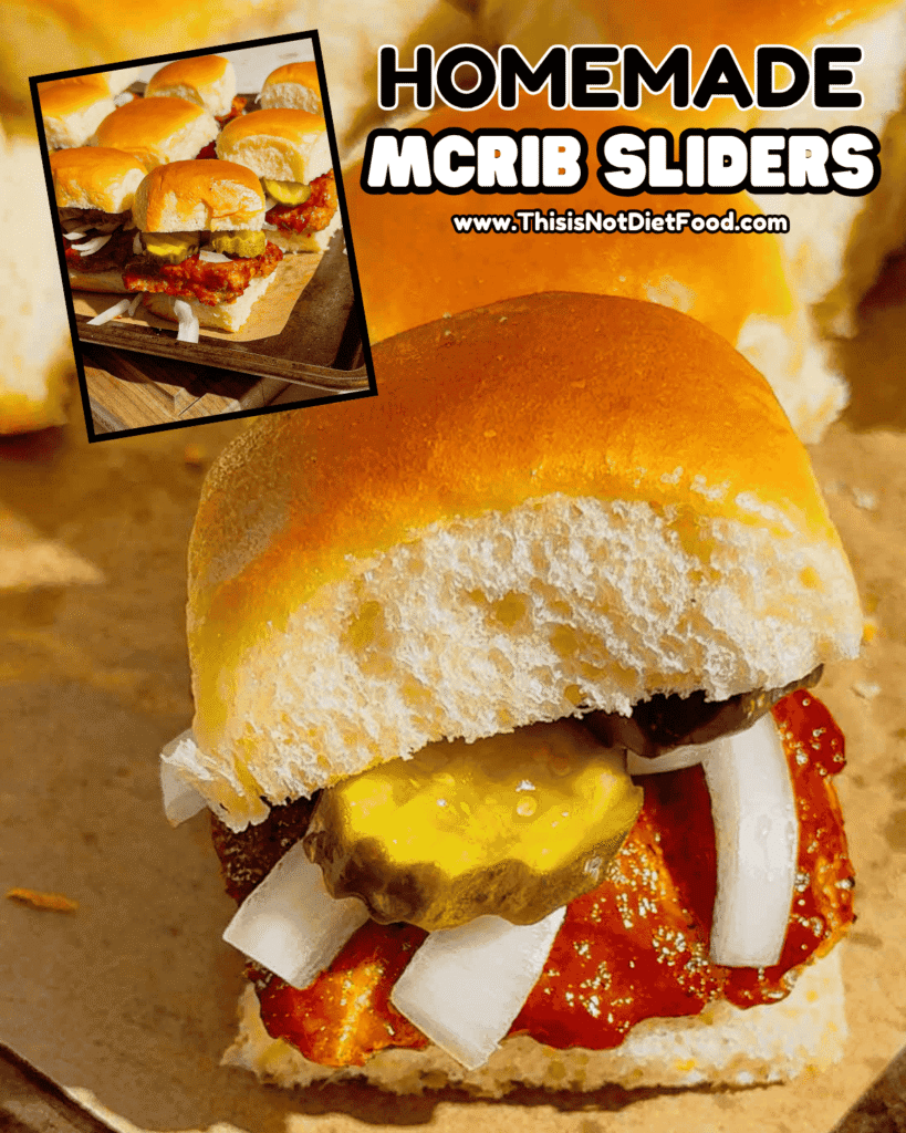 These homemade McRib sliders are the ultimate easy dinner idea for busy weeknights, game day snacks or party food! Made with soft King&rsquo;s Hawaiian rolls brushed with butter and toasted to perfection, these BBQ pork sliders are loaded with juicy ground pork patties seasoned with bold barbecue flavour and coated in Sweet Baby Ray&rsquo;s sauce. Topped with sliced pickles and onions, they deliver that classic McRib taste in a fun, shareable slider recipe. If you&rsquo;re looking for easy slider recipes, Hawaiian roll sliders, BBQ pork recipes or crowd-pleasing comfort food ideas, this simple recipe is a must-try. Perfect for family dinners, picky eaters and quick meals everyone will love!