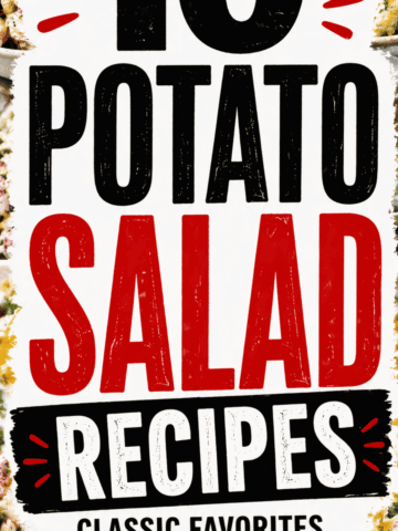 If you’re searching for The Best Potato Salad Ever, this collection of 10 potato salad recipes has everything from Classic Potato Salad to Creamy Potato Salad, Roasted Potato Salad, and even Sweet Potato Salad Recipe ideas. These Homemade Potato Salad options are perfect Side Dishes For Bbq, Summer Picnic spreads, and backyard grilling nights. Whether you love Potato Salad With Egg, Mustard Pickles, or a Southern Potato Salad Recipe packed with mayonnaise and hard boiled eggs, you’ll find it here. These Easy Potato Salad Recipes are quick easy meals, ideal for meal prep bowls, potlucks, and summer gatherings when you need something cold, creamy, and absolutely amazing.