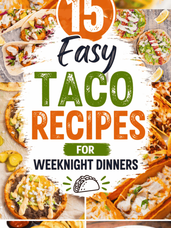 Looking for easy taco recipes to upgrade your weeknight meals? This collection of 15 easy taco recipes is packed with taco dishes perfect for Taco Tuesday recipes, quick family meals, and fast dinners. From crispy beef tacos and crunchy taco recipes to buffalo chicken tacos and classic chicken tacos, these taco recipes for dinner are full of bold Mexican dinner recipes flavor. You’ll find taco bar ideas, crockpot street tacos, beef street tacos recipe options, and oven baked tacos with melted cheese. Perfect for taco night ideas, meal ideas cheap, and easy comfort food, these Mexican meals are great for busy nights and crowd pleasing recipes everyone will love.