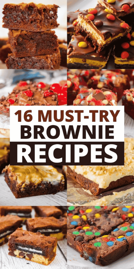 If you're obsessed with rich, indulgent Brownie Desserts, this roundup of 16 must-try recipes is about to become your new go-to. From the Best Fudgy Brownie Recipe to soft and chewy brownies loaded with chocolate chips, this list is packed with crave-worthy ideas. Whether you're looking for a Simple Brownie Recipe, classic brownies recipe homemade, or thick brownies recipes made with cocoa, there’s something here for every sweet tooth. These Chocolate Dessert Recipes include easy baking recipes, brownie recipes with cocoa powder, and moist brownies from scratch that deliver bakery-style results at home. Perfect for Baking Sweets, sweet snacks recipes, or anytime you need an easy chocolate recipe that feels extra.