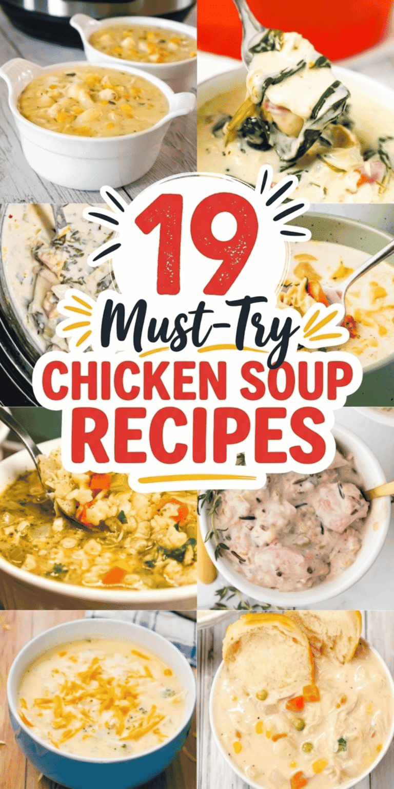 If you’re craving Healthy Chicken Soup packed with flavor and comfort, this roundup is filled with the Best Soup Recipes Ever to keep your dinner rotation exciting. From Chicken Soup With Rotisserie Chicken for quick prep to Homemade Chicken And Vegetable Soup loaded with nutrients, these recipes are perfect for Soup For Dinner all season long. Whether you’re into Healthy Chicken Detox Soup, creamy bowls, or classic Homemade Chicken Soup With Carrots, you’ll find plenty of Soup Recipes Healthy enough for everyday meals. These Winter Soup Recipes bring together wholesome ingredients, cozy flavors, and easy prep for busy weeknights. Perfect for families, meal prep, and anyone looking for Comfort Soup Recipes that still feel nourishing.