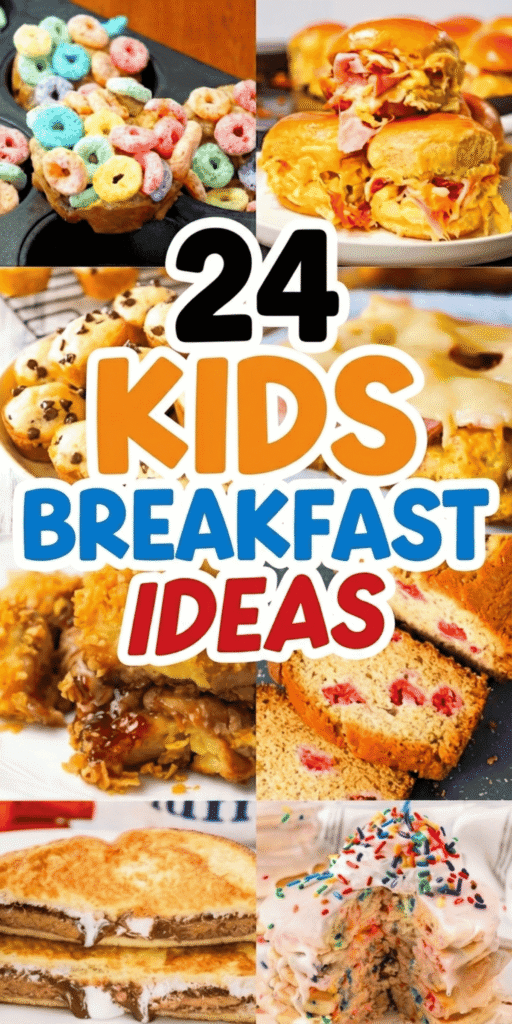 Looking for fun kids meal ideas that actually get eaten? These fun kids food ideas are perfect for busy mornings and picky eaters. This roundup is packed with breakfast ideas that kids can make, including pancakes, mini muffins, French toast, banana bread, and easy casseroles. You&rsquo;ll find creative food ideas for kids like cute toast toppings, cool pancake ideas, and yummy breakfast for kids that double as fun kids meals. Whether you need easy break fast ideas, quick things to make for breakfast, or sweet things to make at home, these recipes are simple, fun, and family-friendly. Perfect for brunch picnic food ideas, girls breakfast ideas, and easy at home breakfast ideas everyone will love.