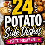 Looking for the best potato side dishes recipes to upgrade your meals? This roundup is packed with easy potato recipes, potato casserole recipes, and simple side dishes perfect for any night of the week. From smashed potatoes baked with garlic butter and parmesan to cheesy scalloped potatoes and potato gratin recipe favorites, these potato sides are the ultimate comfort food. Whether you need side dishes with pork loin, steak sides ideas, or side dishes to go with roast chicken, you’ll find it here. Featuring baby potatoes recipes, baked potato sides, and veggie side dishes, these flavorful potato dishes are perfect for holidays, weeknights, or entertaining any crowd.