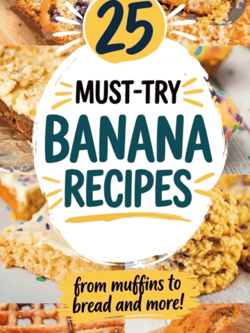 Got a bunch of spotty bananas sitting on your counter? These Things To Make With Ripe Bananas are exactly what you need. This roundup is packed with Ripe Banana Recipes Healthy and indulgent options including Banana Dessert Recipes, Banana Bread Brownies, Banana muffins, and Banana pudding. If you’ve ever wondered What To Make With Ripe Bananas or What To Do With Ripe Bananas, this list has you covered. From Banana Breakfast Recipes and Breakfast Desserts to Healthy School Snacks Ideas and Healthy Prep Snacks, there’s something for every craving. You’ll find Overripe Banana Recipes Easy like Banana Cookie Recipes, Banana Recipes Cookies, and Banana Chocolate Chip Muffins Weelicious. Perfect for quick baking, meal prep, and using up every last banana.