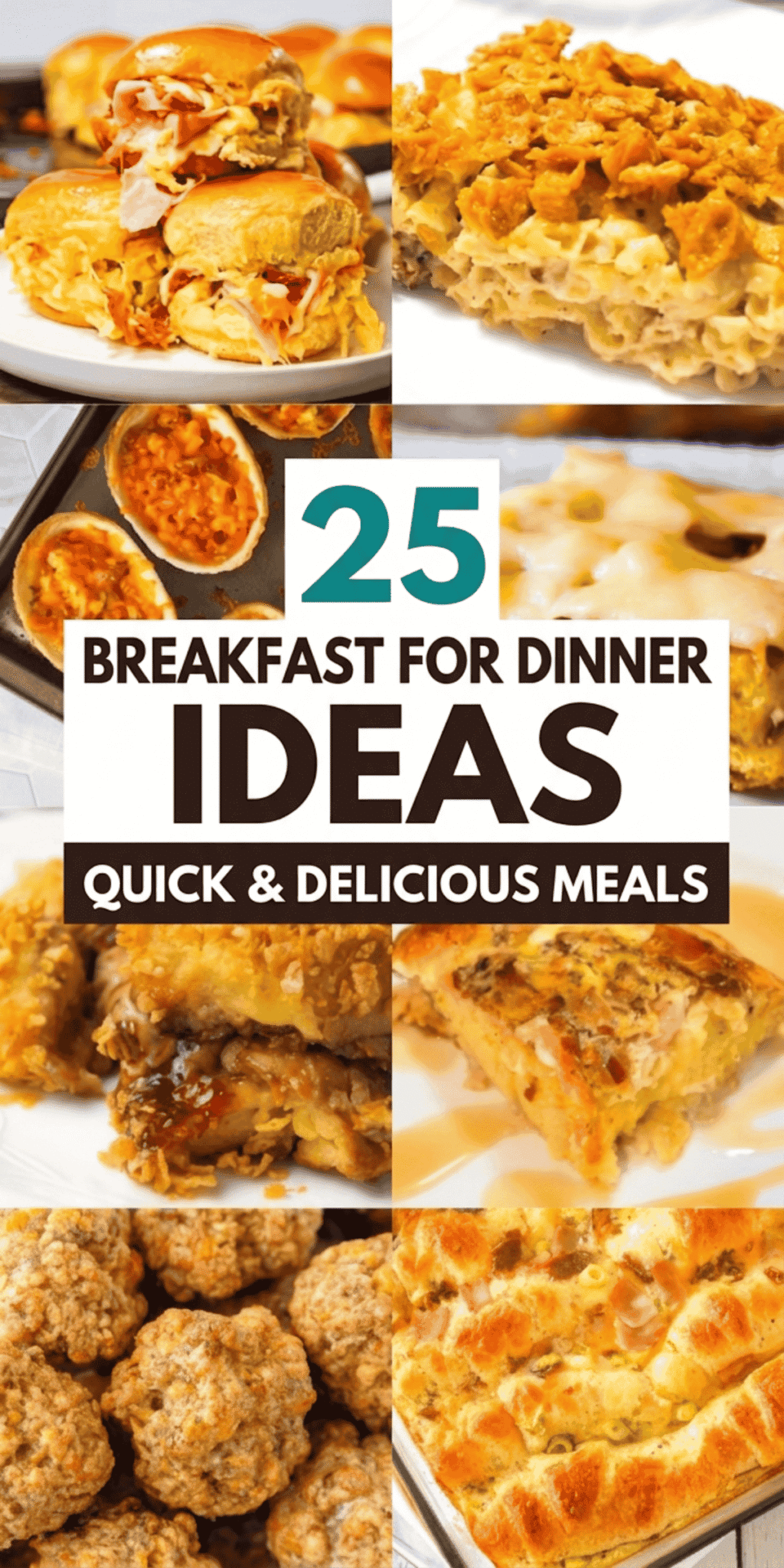 25 Breakfast for Dinner Ideas - THIS IS NOT DIET FOOD