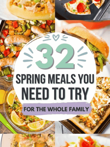 Looking for fresh inspiration for dinner? These 32 easy spring meals are perfect for busy weeknights, packed with healthy dinner ideas, cheap dinners for a family, and easy spring dinner recipes everyone will love. From light supper ideas healthy enough for warm evenings to hearty spring dinners family-friendly enough for picky eaters, this list covers it all. You’ll find spring meal ideas families can rely on, plus quick flavorful dinners, kid friendly dinners, and lazy dinners that still feel homemade. Whether you're meal planning or figuring out what to cook tonight, these spring recipes are filled with fresh and healthy recipes, springtime meal ideas, and yummy spring dinners perfect for friends family gatherings or simple weeknight meals.