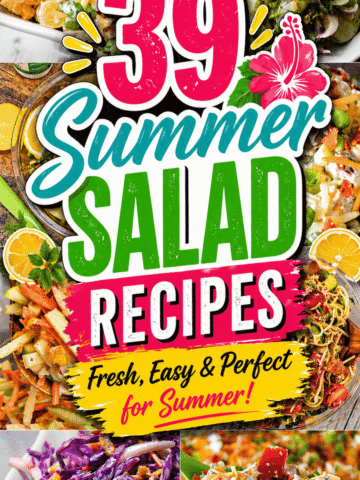 Looking for the best Summer Salad Recipes to upgrade your cookout? This roundup of 39 fresh, flavorful dishes is packed with Salad Bowls, Cold Salad Recipes, and Summer Salads For Bbq that are perfect for parties, potlucks, and easy dinners. From Italian Salad and Olive Garden Salad Recipe favorites to Corn Salad Recipes, pasta salads, and protein-packed options, these Fresh Salad Recipes are made for Summer Eating. Whether you need Salads For A Crowd, Easy Lunches For Work, or a colorful Cookout Salad, these Homemade Salad ideas are simple, vibrant, and bursting with Zesty Dressing flavor everyone will love.