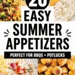Looking for Summer Appetizers Easy enough for any host? These 20 Summer Appetizer Recipes are perfect for Summer Party Food, Cookout Appetizers, and Backyard Cookout Party Events. From cold dips and fresh Cowboy Caviar to Easy Appetizers With Meat and bite size appetizers, this roundup is packed with Summer Party Food Ideas that guests actually eat. Whether you need Easy Make Ahead Appetizers, Room Temperature Appetizers, or Finger Foods For Outdoor Party setups, these Summer Appetizers For Party Easy options are perfect for pool party snacks, picnic food ideas dinner, and snacks for BBQ party gatherings.