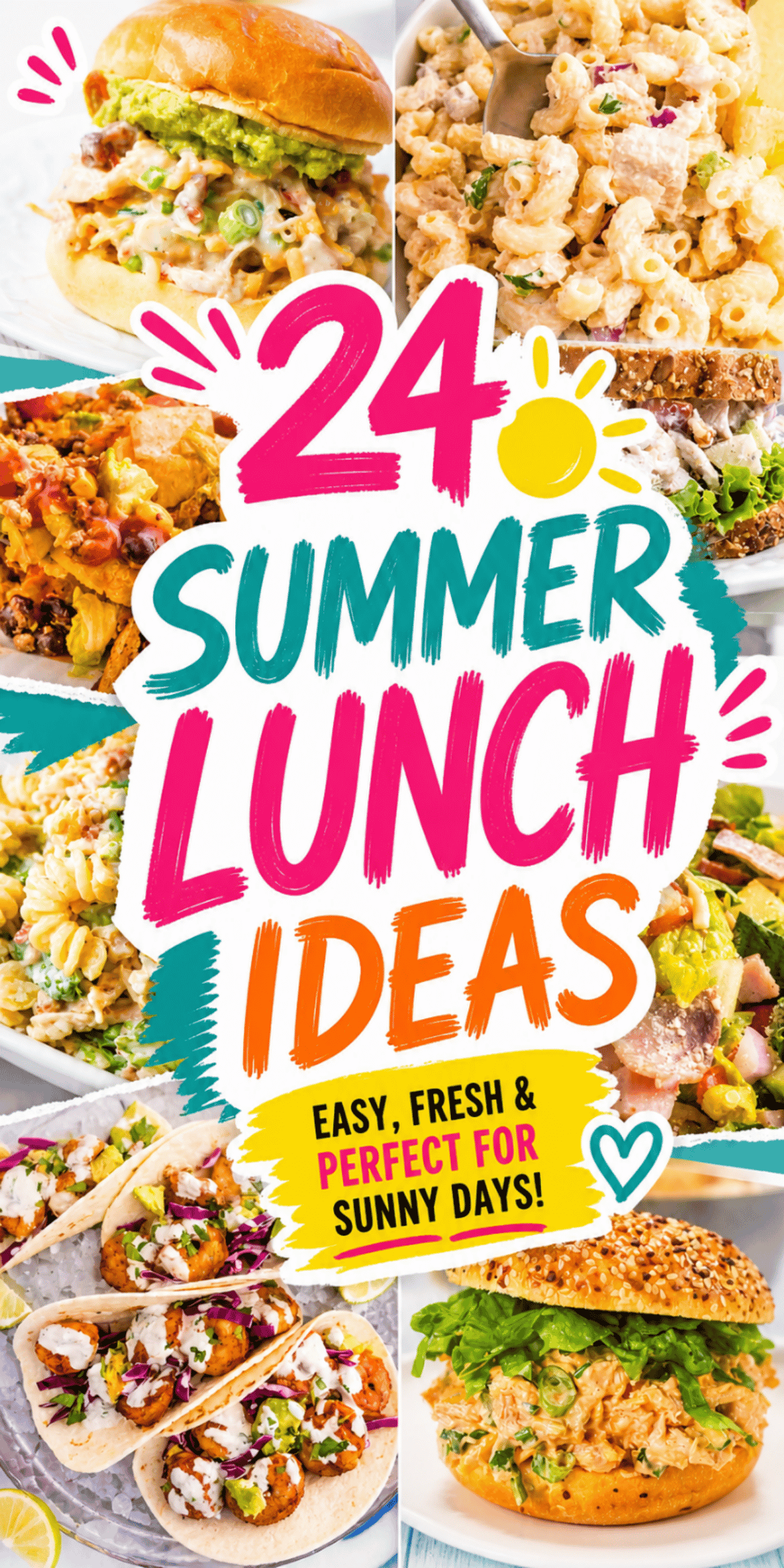 Fresh, flavour-packed and perfect for busy weekdays, these Summer Lunch Ideas are loaded with Healthy Summer Lunch inspiration, Easy Summer Lunches, Cold Lunch Ideas, Lunch Bowls, pasta salads, wraps and no-heat meals everyone will actually want to eat. Whether you need Easy Lunch Ideas For Work, Summer Lunch For Kids, Box Lunch Ideas For Adults or High Protein Summer Lunch Ideas, this roundup has quick and satisfying meals for every craving. You’ll find Healthy Cold Sandwiches For Lunch, Colorful Summer Salad Recipe ideas, Easy Grab And Go Meals, Summer Food Recipes Lunch, Lite Summer Meals and make-ahead options perfect for Lake Lunches, meal prep and backyard BBQs. These Healthy Summer Meals are easy, fresh and perfect for hot weather eating all season long.