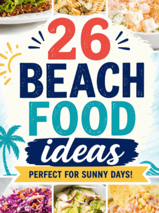 Planning a seaside getaway or lake day with friends and family? These Beach Food Ideas are packed with Easy Beach Meals, Beach Sandwiches, Beach Snacks and refreshing Summer Food Ideas perfect for enjoying the sun. From Beach Picnic Food and Cold Picnic Snacks to Fruit Kabobs, Hawaiian Fruit Salad and fun Beach Party Food, this roundup has everything you need for a relaxing Beach Trip. Find Easy Beach Snacks, Healthy Beach Food Ideas, Beach Lunch Ideas and Best Beach Sandwiches that travel well in a cooler. Whether you need Pool Day Food Ideas, Dock Snacks, Beach Day Sandwiches or Snacks To Bring To The Beach, these tasty recipes are simple, portable and perfect for warm weather recipes.