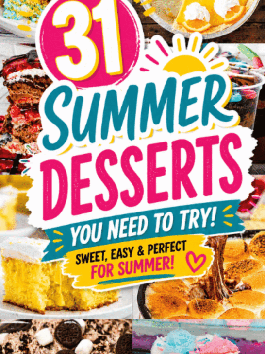 Looking for the Best Summer Desserts to serve at cookouts, parties, potlucks and backyard BBQs? This roundup of Easy Summer Desserts is packed with Summer Dessert Recipes featuring Fresh Strawberry Desserts, No Bake Summer Desserts, Icebox Desserts, Lemon Desserts, Banana Split Dessert bars, No Bake Oreo Cheesecake, Graham Cracker Crust treats and more. These Refreshing Summer Desserts Easy recipes are perfect for Summer Cookouts, Summer Party Desserts and Desserts For A Crowd. From Chilled Desserts to Summer Baking Recipes and Quick Summer Desserts, these sweet Summer Treats are loaded with flavor while still being simple enough for busy weeknights, holidays and easy entertaining.
