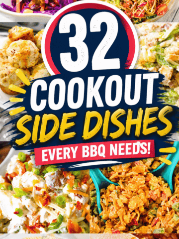 If you’re planning a backyard BBQ, potluck, or summer party, these 32 cookout side dishes are exactly what your menu needs. From creamy pasta salads and fresh cookout veggies to classic barbecue side dishes and cold sides for hot summer days, this list is packed with easy, crowd-pleasing recipes. Whether you need make ahead side dishes for a BBQ, cheap and easy options for feeding a family, or the best sides for burgers, hot dogs, and ribs, you’ll find plenty of simple ideas here. Perfect for 4th of July celebrations, Memorial Day, and casual cookouts, these easy sides for BBQ parties are made to impress without the stress.