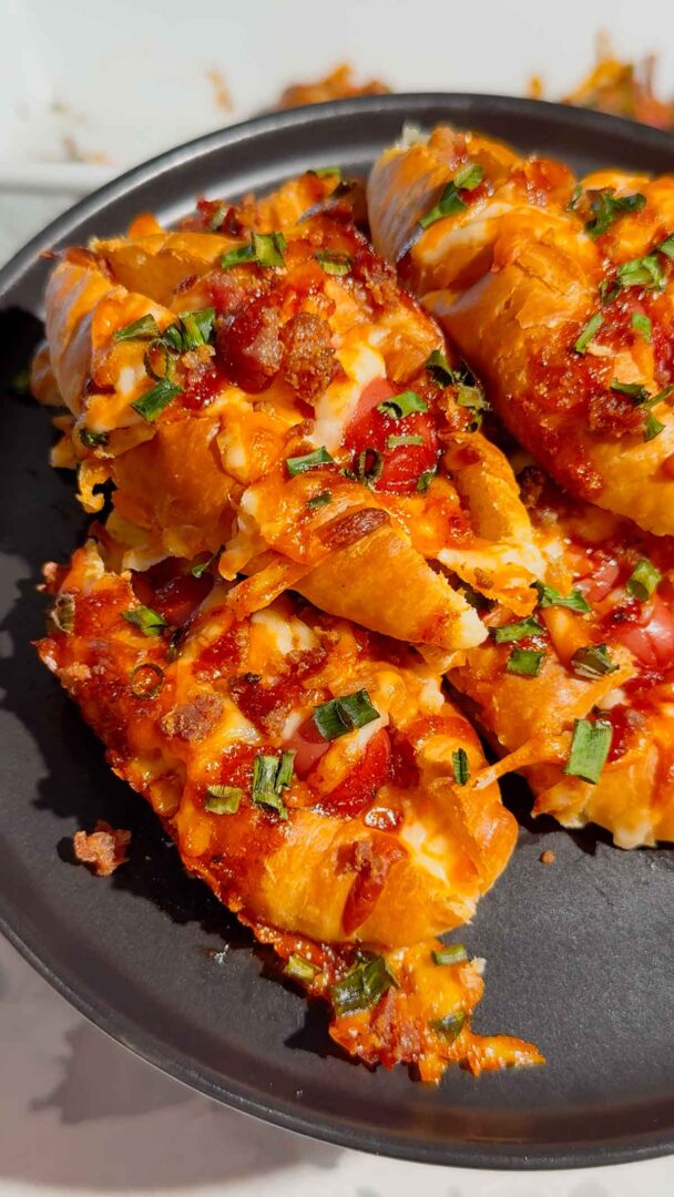 Cheesy Bacon Mini Croissant Dogs - THIS IS NOT DIET FOOD