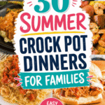 When the weather heats up, these Summer Crockpot Dinners make family meals effortless. This collection of 30 Summer Crock Pot Meals is packed with Dump And Go Crockpot Dinners, Easy Crock Pot Meals, hearty chicken recipes, beef favorites, pasta dinners, sandwiches, soups, and comforting family classics that let your slow cooker do all the work. These Summer Slow Cooker Recipes are perfect for busy weeknights, weekends at the lake, or days when it's simply too hot to turn on the oven. You'll discover Summer Crockpot Meals Dinners, Crock Pot Meals For Summer, Easy Summer Crockpot Recipes, healthy options, and crowd-pleasing favorites that everyone will request again and again. Whether you're meal planning or just need dinner to practically cook itself, these recipes make summer cooking stress free.
