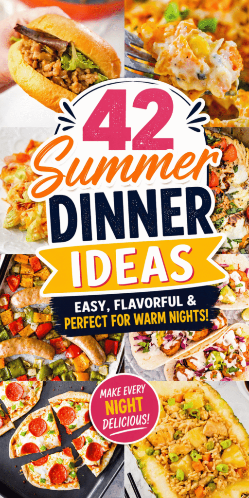 Looking for fresh Summer Dinner Ideas your family will actually get excited about? This roundup is packed with Easy Summer Dinner Ideas, Healthy Dinner Ideas, and flavorful Summer Food Recipes perfect for busy weeknights. You'll find Healthy Summer Meals, Healthy Summer Dinners, wraps, bowls, sheet pan meals, tacos, salads, grilled favorites, and hearty Summer Meal Ideas that won't leave you standing over a hot stove. Whether you're searching for Cheap Dinners For A Family, Healthy Recipes Summer, Summer Meals Dinner Healthy, Dinner For Hot Summer Days, or Easy Dinner Recipes For Summer, these recipes make mealtime simple. From Backyard Party Food to quick family dinners, these Summer Dinner Recipes are easy, delicious, and perfect for hot weather.