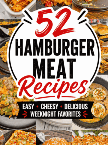 Need fresh Meals With Hamburger Meat your family will actually eat? This collection of 52 Hamburger Meat Recipes is packed with Ground Hamburger Recipes Dinners that are easy, affordable, and full of comfort food flavor. Discover Things To Make With Ground Beef including Hamburger Dinner Ideas, Easy Dinner Recipes With Ground Beef, Beef Casserole Recipes, Hamburger Steak Recipes, Ground Beef Stroganoff, Homemade Sloppy Joe Recipe, Grandma Goulash, Impossible Hamburger Pie, and cheesy casseroles loaded with cheddar. From Lazy Dinners and Quick Meals to hearty Beef Recipes For Dinner, these Ground Meat Recipes For Dinner are perfect for busy weeknights, meal planning, and feeding hungry families. Find delicious Southern Recipes, Main Dish Recipes, Hamburger Rice Casserole favorites, Cheeseburger Tater Tot Bake creations, and budget-friendly suppers everyone will request again and again.