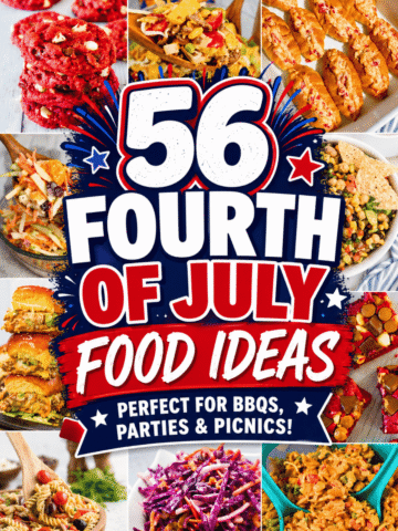 Planning a celebration? These 56 Fourth Of July Food Ideas are packed with everything you need for an unforgettable holiday menu. From Fourth Of July Appetizers and 4Th Of July Fingerfood to Easy 4th Of July Side Dishes and Fourth Of July Easy Desserts, this roundup has something for everyone. Discover crowd-pleasing 4Th Of July Food Appetizers, Red White And Blue Appetizers, Patriotic Party Food, and Fun July 4th Food perfect for any Fourth Of July Party Food spread. Whether you're creating a Fourth Of July Buffet, planning a Southern 4th Of July Menu, or searching for Fourth Of July Picnic Recipes, these easy recipes are ideal for cookouts, backyard gatherings, and holiday celebrations. Save these 4Th Of July Recipes for your next July Fourth Party and build a menu guests will remember all summer long.