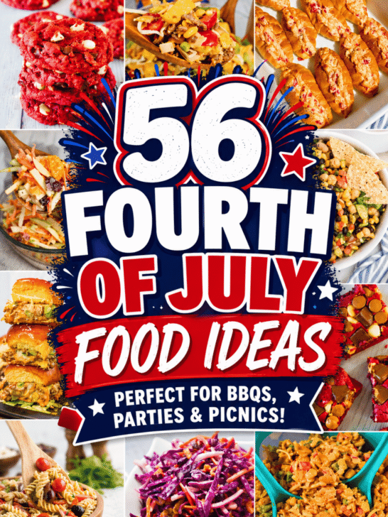 Planning a celebration? These 56 Fourth Of July Food Ideas are packed with everything you need for an unforgettable holiday menu. From Fourth Of July Appetizers and 4Th Of July Fingerfood to Easy 4th Of July Side Dishes and Fourth Of July Easy Desserts, this roundup has something for everyone. Discover crowd-pleasing 4Th Of July Food Appetizers, Red White And Blue Appetizers, Patriotic Party Food, and Fun July 4th Food perfect for any Fourth Of July Party Food spread. Whether you're creating a Fourth Of July Buffet, planning a Southern 4th Of July Menu, or searching for Fourth Of July Picnic Recipes, these easy recipes are ideal for cookouts, backyard gatherings, and holiday celebrations. Save these 4Th Of July Recipes for your next July Fourth Party and build a menu guests will remember all summer long.