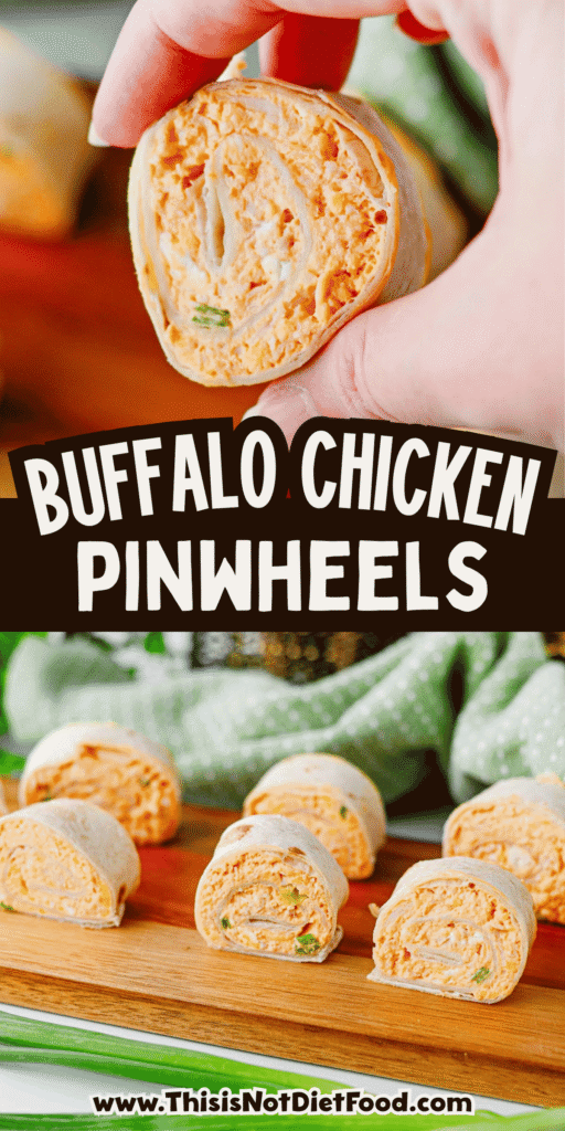 These Buffalo Chicken Pinwheels are the ultimate easy appetizer for parties, game day snacks, potlucks, tailgating, and holiday gatherings. Made with shredded chicken, cream cheese, cheddar cheese, ranch dressing, buffalo sauce, blue cheese crumbles, and flour tortillas, these Buffalo Chicken Tortilla Roll Ups are packed with bold flavor in every bite. If you're searching for Buffalo Chicken Pinwheel Recipes, Buffalo Chicken Roll Ups, Chicken Pinwheels, Tortilla Pinwheels, Ranch Chicken Pinwheels, Easy Party Appetizers, Finger Food Recipes, Game Day Appetizers, Make Ahead Appetizers, Cold Appetizers, Football Party Food, Tailgate Food Ideas, or Crowd Pleasing Snacks, this simple recipe is guaranteed to be a hit. Perfect for entertaining, meal prep, and easy snack trays.