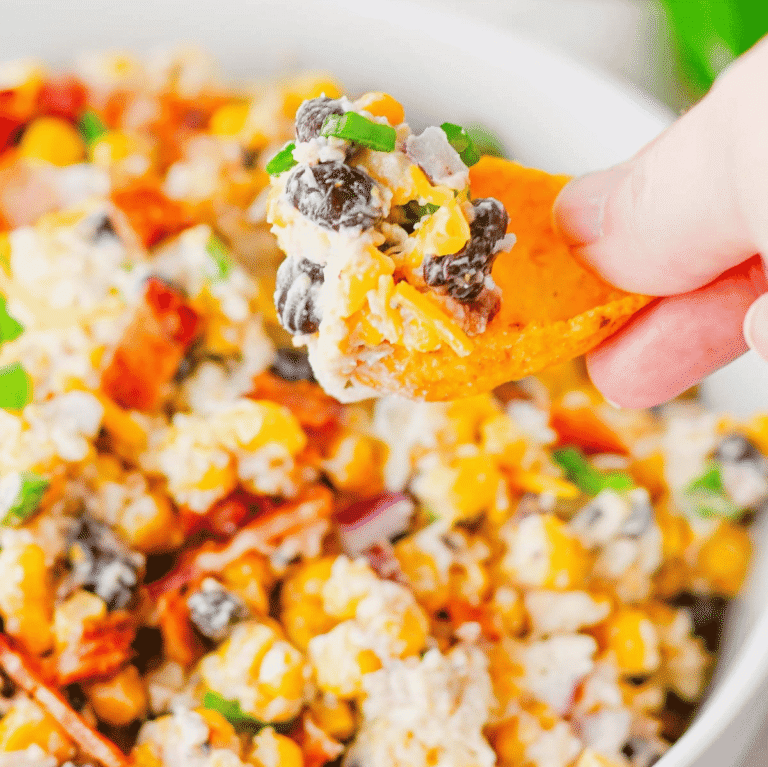 Cowboy Corn Dip is the ultimate party appetizer loaded with sweet corn, black beans, crispy bacon, shredded cheese, jalapeños, and a creamy dressing that comes together in minutes. This easy corn dip recipe is perfect for game day snacks, summer BBQs, potlucks, tailgates, and family gatherings. If you're searching for Corn Dip Recipes, Cold Corn Dip, Mexican Corn Dip, Easy Party Dips, Creamy Corn Dip, Bacon Corn Dip, Corn And Black Bean Dip, Game Day Appetizers, Potluck Recipes, or Crowd Pleasing Snack Ideas, this recipe is a must-try. Serve it with tortilla chips, crackers, or fresh veggies for a delicious appetizer everyone will be coming back for. Quick to make, packed with flavor, and always a hit, this cheesy cowboy dip belongs at every party table.